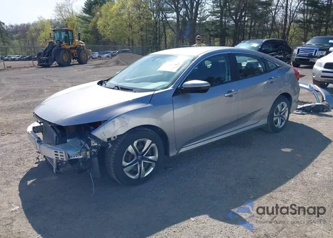 2017 Honda Civic Lx из США, поврежденный, VIN 19XFC2F53HE042522